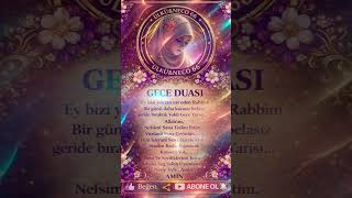 Âmin Ecmâin Hayırlı Geceler I Şfet