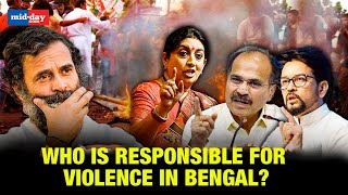 West Bengal Panchayat Polls: Political Blame Game Begins Over Violence | Smriti Irani | Rahul Gandhi