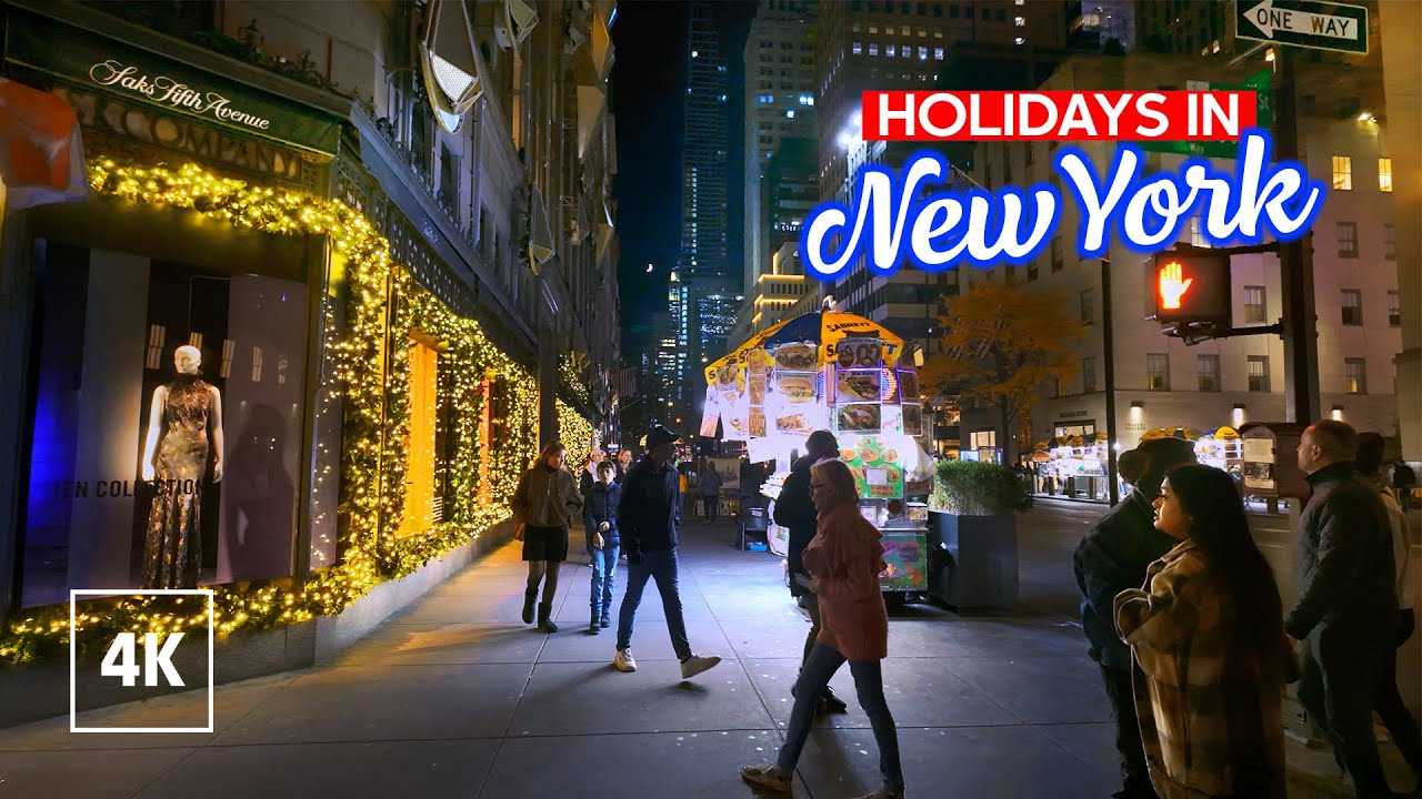New York, Amerika Serikat | NYC | Jelajah Kota Sore 4K
