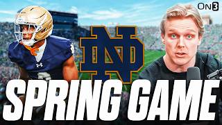Notre Dame Fighting Irish Spring Game Preview | First Look At Transfer WR Mylan Graham