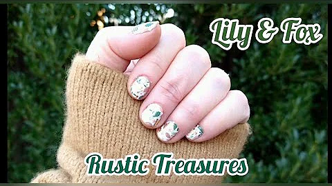 Lily & Fox nail wraps using Rustic Treasures. Nov,...