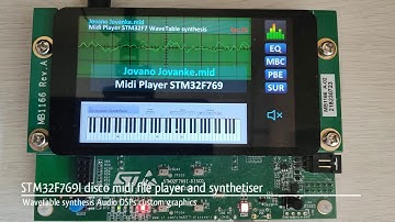 STM32 midi files player and synthetiser