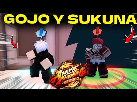 🚨MISION COMPLETA DE GOJO Y ZUKUNA EN ANIME FIGHTING SIMULATOR ROBLOX