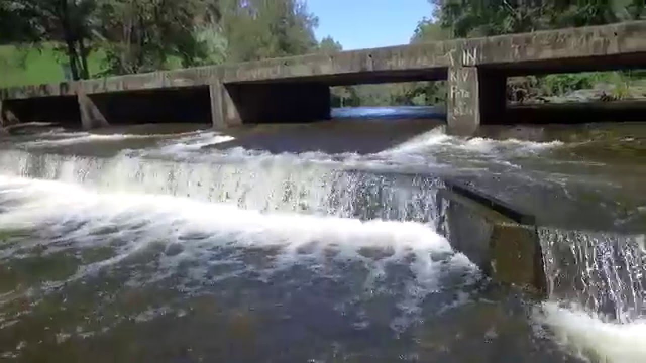 drone douglas park nsw causeway freeway bridge jumping rock YouTube