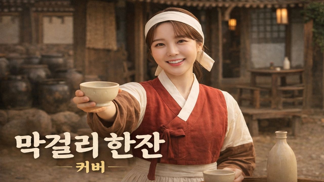 강진  - 막걸리 한잔 (Makgeolli Hanjan) - 마송이 Trot Cover