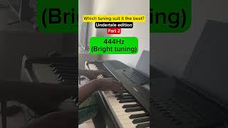 Undertale Main Theme In Different Tuning Frequencies