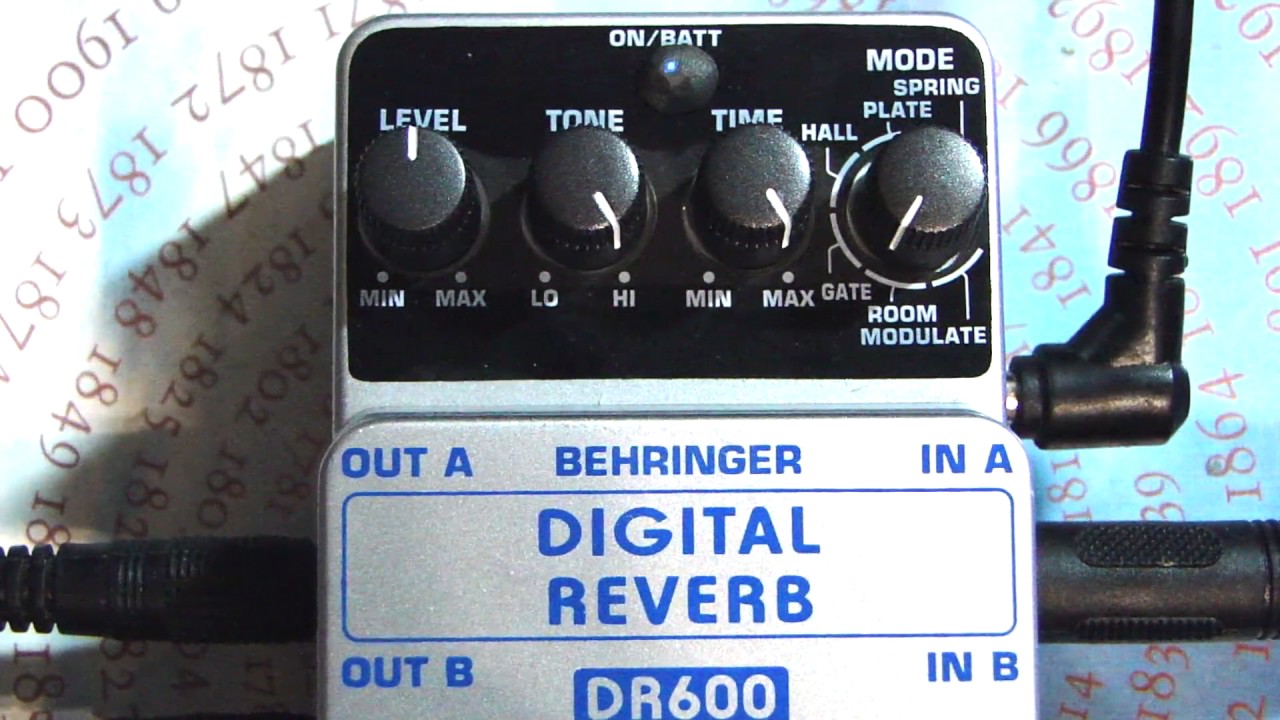 Behringer DR600 - YouTube