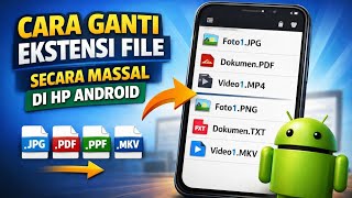 Cara Mengubah Ekstensi File Sekaligus di HP Android