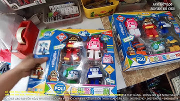 ĐỒ CHƠI ABO - POLI XE TRỚN 3702-AL - POLI BIẾN HÌNH 83168-4 VÀ 83168-6 - GỬI NINH THUẬN