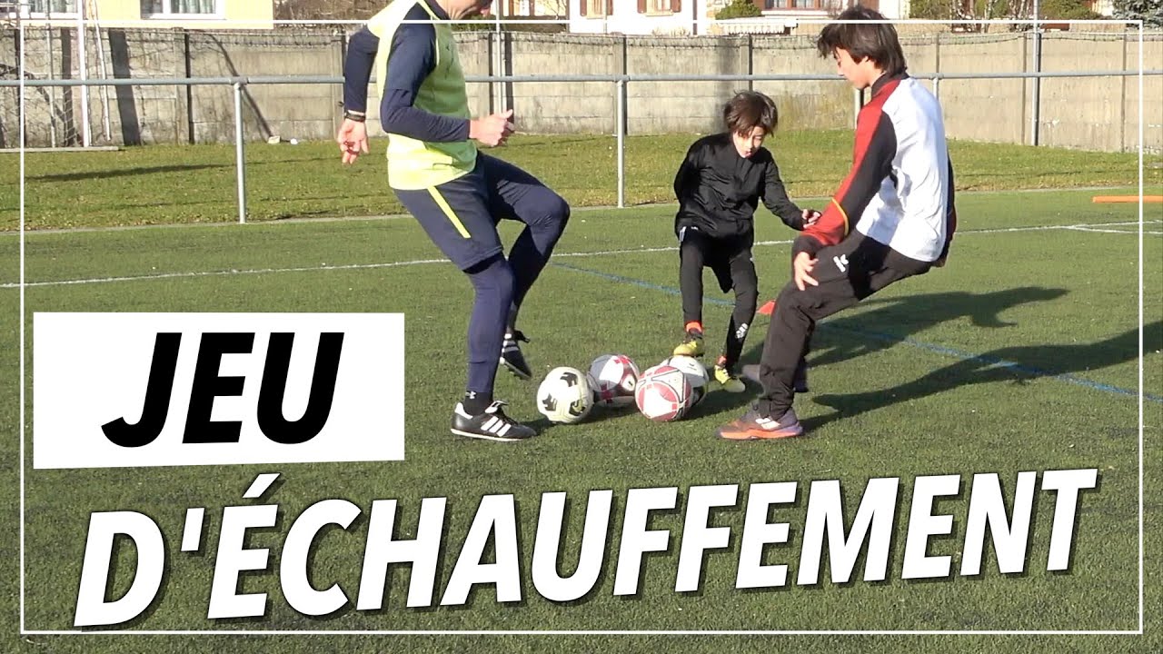 jeu-d-chauffement-avec-ballon-football-youtube