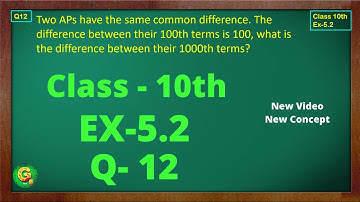 Ex 5.2 Q12 Class10 | AP Chapter5 | Exercise 5.2 | Class10 | NCERT | Class10 Ex 5.2 Q12 | Green Board