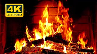 🔥 Cozy Fireplace 4K (12 HOURS). Fireplace with Crackling Fire Sounds. Fireplace Burning 4K