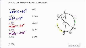 Geometry - Arcs and Angles - Arc Addition Postulate