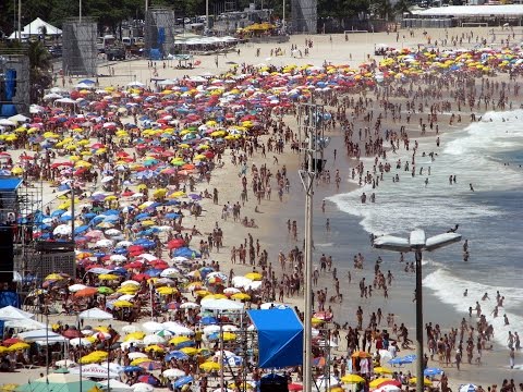Copacabana Rio Di Janeiro in Brazil, NYE, an awesome experience