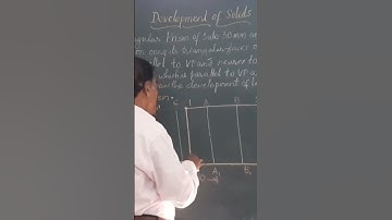 Development of Triangular Prism/ Engineering Drawing