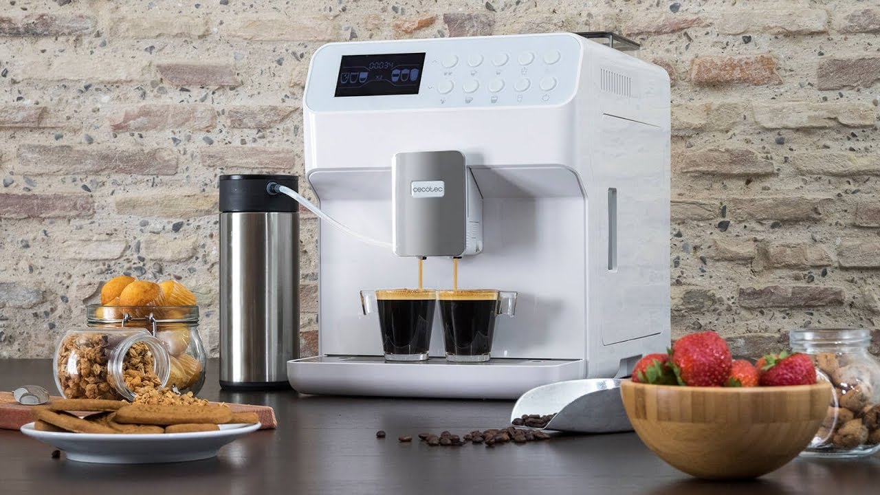 Cafetera megautomática Power Matic-ccino 7000 Serie Bianca - YouTube