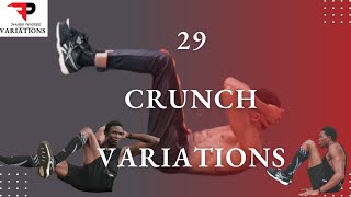 29 Crunch Variations for Everyone | Crunches for Building Abs (Beginner to Advanced)