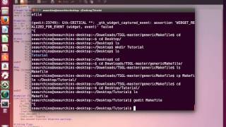 TSGL - Building (single file) programs in Linux/Mac