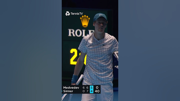 Medvedev Sportsmanship vs Sinner 🥹