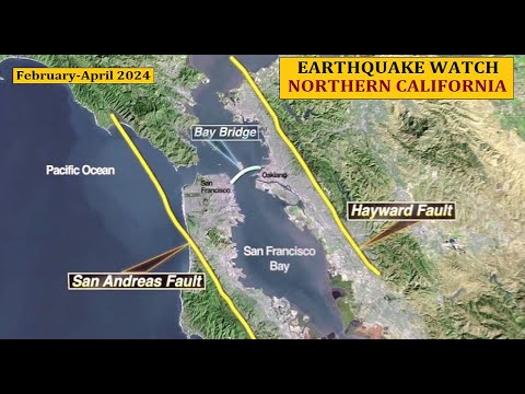 WEST COAST NORTH AMERICA EARTHQUAKE WATCH 2024