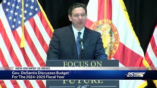 Florida Gov. Ron DeSantis announces proposed state budget for 2024-25 fiscal year