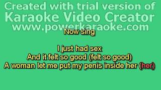 Video thumbnail of "I Just Had Sex KARAOKE"