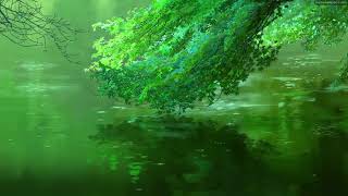 Free wallpaper Anime-Green-Leaves [1080p]