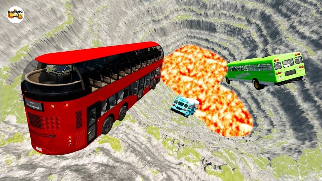 BeamNG.Drive - Leap Of Death Car Jumps and Falls Crashes #40