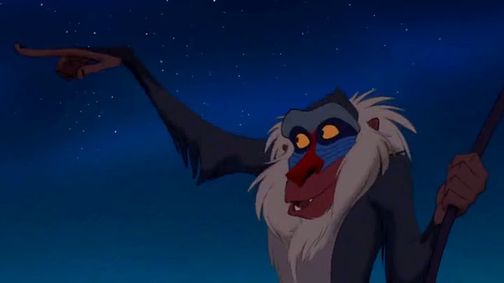 The lion king- ο βασιλιάς των λιονταριών:Simba meets Rafiki