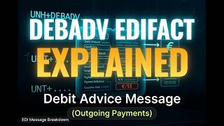 DEBADV EDIFACT Explained | Debit Advice Message (Outgoing Payments)