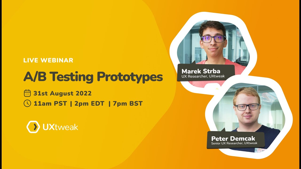 [Webinar] A/B Testing with Prototypes - YouTube