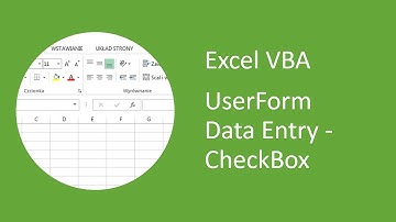 Excel UserForm Data Entry (VBA) #4 - CheckBox