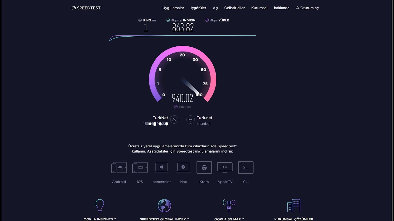 1000 Mbps FİBER İNTERNET SPEED TEST STEAM DOWNLOAD TEST - YouTube