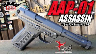 APP-01 ASSASSIN Action Army - la replica del 2020 ? ( Review & Gameplay )| Airsoft Review en Español