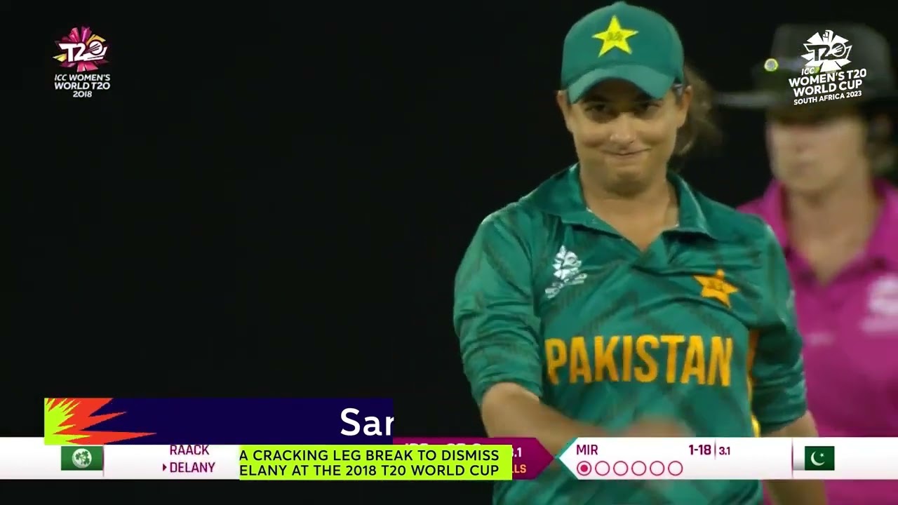 Brilliant Delivery by Sana Mir in ICC T20| 