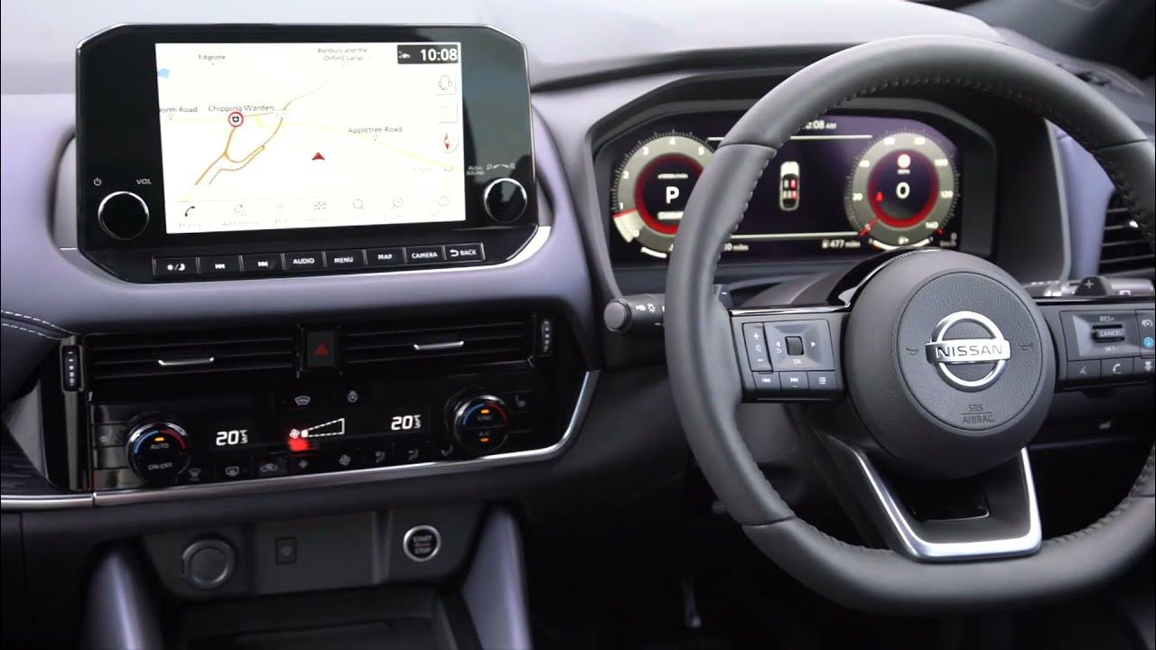 New Nissan Qashqai Tekna Interior Design in Ceramic Grey YouTube