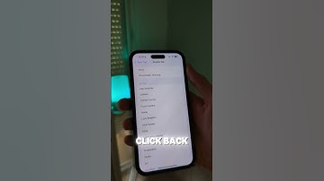 BACK TAP long press on iPhone #iphonetips #smartphone #tech #ios18 #techtok #iphonetricks #backtap