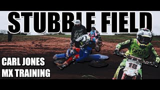 Carl Jones MX Training – Loamy Stubble Field Technique Session | Winter Academy Ep. 2
