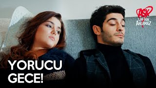 Hayat ve Murat'ın yorucu geçen gecesi! | Aşk Laftan Anlamaz 21.Bölüm
