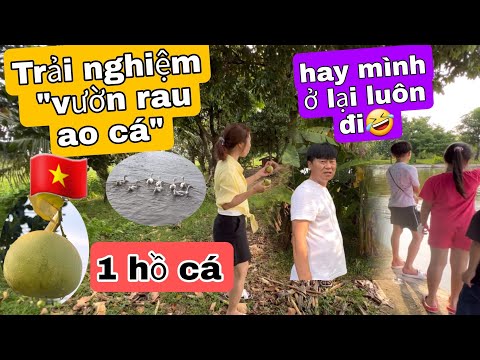 Video TRẢI NGHIỆM CẢNH VƯỜN QUÊ Ở VIÊT NAM???????????? LẦN ĐẦU... - youtube