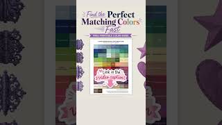 The Easiest Way to Match Colors w/ Craft Projects Free Printable Guide #junkjournal #scrapbooking