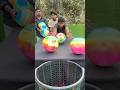 Amazing ball roll family challenge #shorts #game