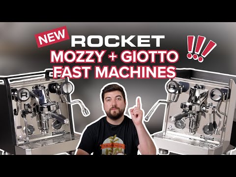 New From Rocket... Mozzafiato Fast & Giotto Fast Espresso Machines
