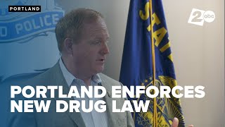 Portland Police shares details on enforcement of new drug law starting September 1