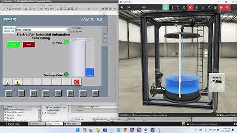 Tia portal v18 with factory IO tank filling