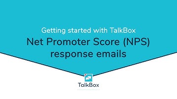 Getting started with TalkBox: NPS feedback survey responses