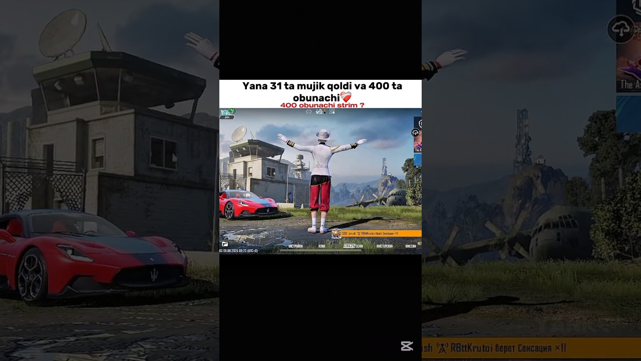 Yana 31 ta mujik qoldi va 400 ta obunachi❤️‍🩹