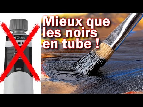 Comment Faire des Noirs Sublimes avec des Mélanges Simples en peinture