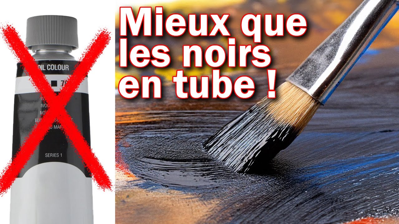 Comment Faire des Noirs Sublimes avec des Mélanges Simples en peinture