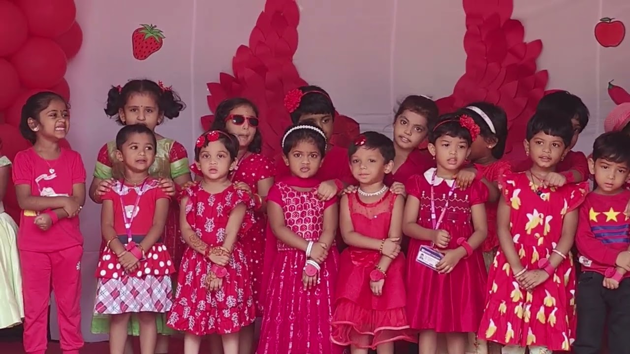 Red Day Celebration Harvest tender roots school